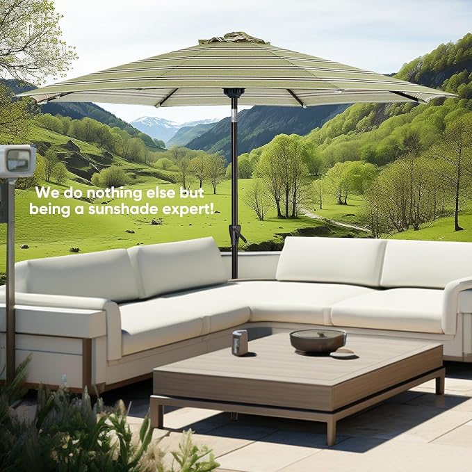 Tempera Patio Market Outdoor Table Umbrella - Image 6