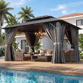 Aoxun Gazebo 10x12 Hardtop Gazebo by Aoxun