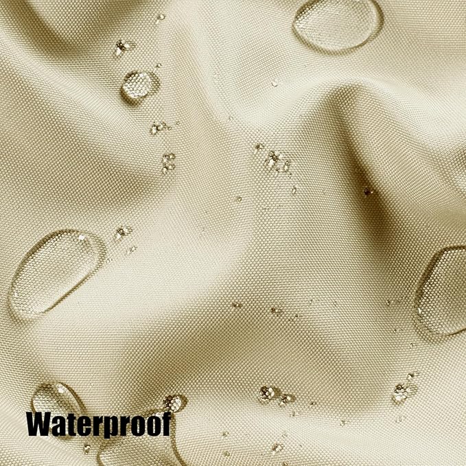 BONZER Outdoor Curtains for Patio Waterproof Thick Privacy | Wide Grommet Light - Image 2