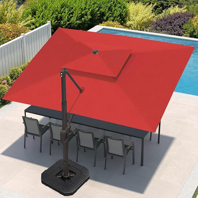 9x12 FT Outdoor Cantilever Patio Umbrella - Image 2