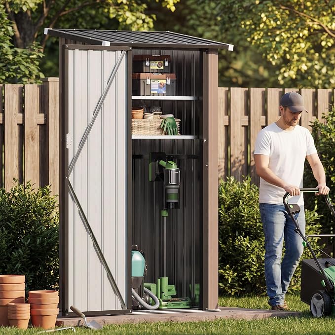 Aoxun Outdoor Storage Cabinet Shed - Image 7