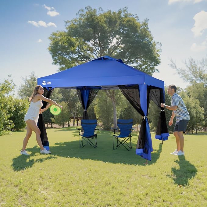 CROWN SHADES Gazebo 10x10 Pop Up Canopy - Image 7