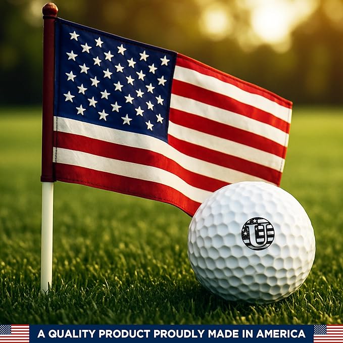 Personalized Golf Ball Marker Stamp with TiteSeal™ Technology Bundle - Metallic Box with Golf Ball Stamp + Refill Ink Bottle - Black Case