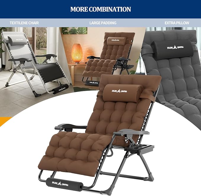 UDPATIO Oversized Zero Gravity Chair Patio Reclining Chairs - Image 3