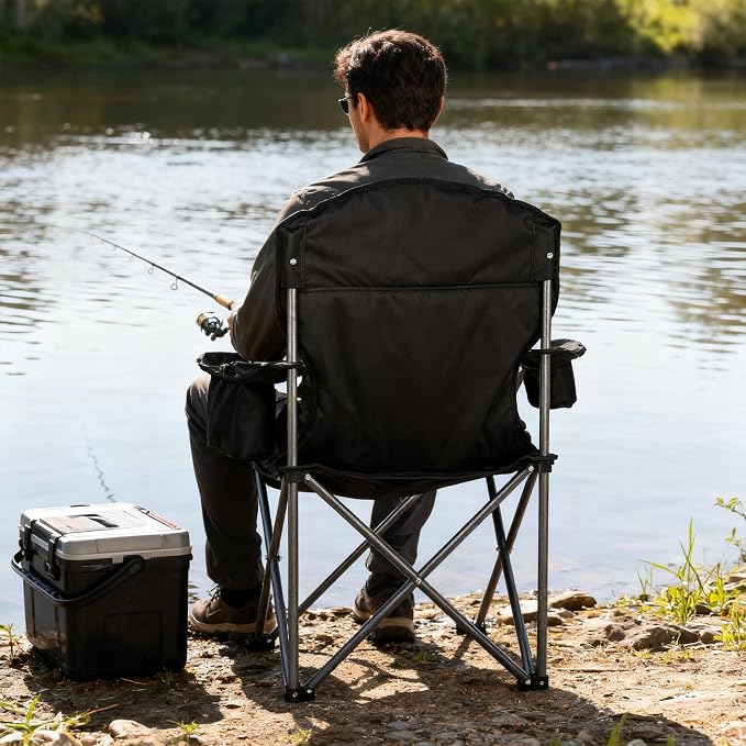 Oversized Padded Camping Chairs - Image 8