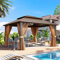 Aoxun Gazebo 14x10 Hardtop Gazebo by Aoxun