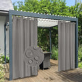 Easy-Going 100% Waterproof Outdoor Curtains 54x96 inch, Gazebo and Pergola 2 by Easy-Going