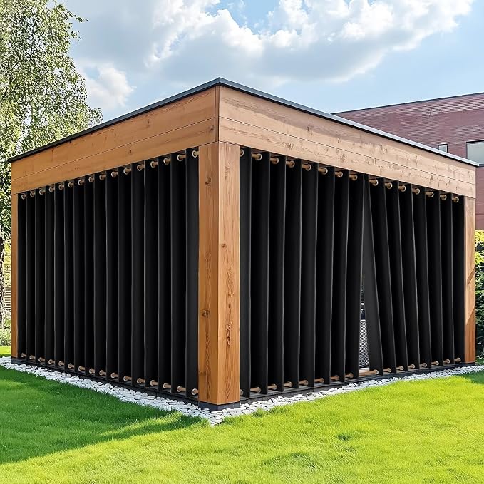 HDCAXKJ Waterproof Outdoor Curtains by HDCAXKJ