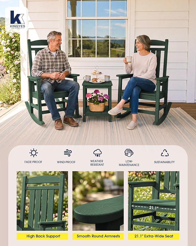 Oversized Outdoor Rocking Chair - Image 5