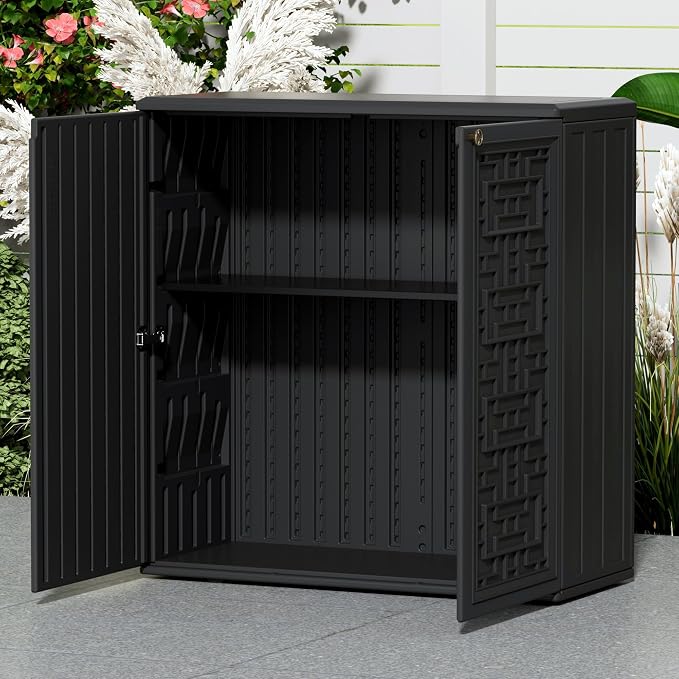 Mrosaa Indoor Outdoor Storage Cabinet Waterproof - Image 7