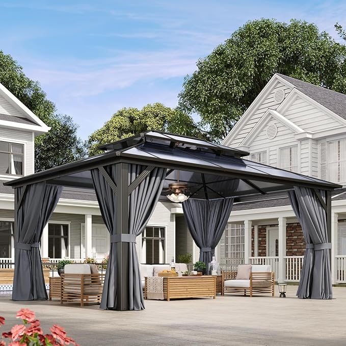 Aoxun 12'x16' Hardtop Gazebo by Aoxun