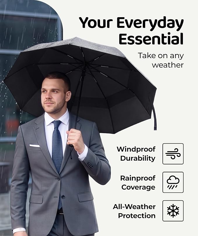 Windproof Travel Umbrella - Image 6