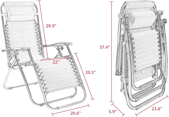 Homall Zero Gravity Chairs - Image 3