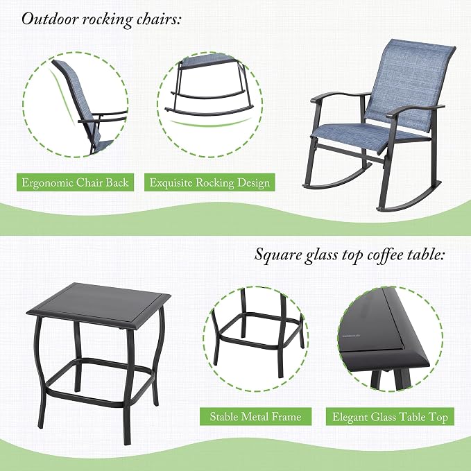 Shintenchi Rocking Chair Outdoor - Image 5