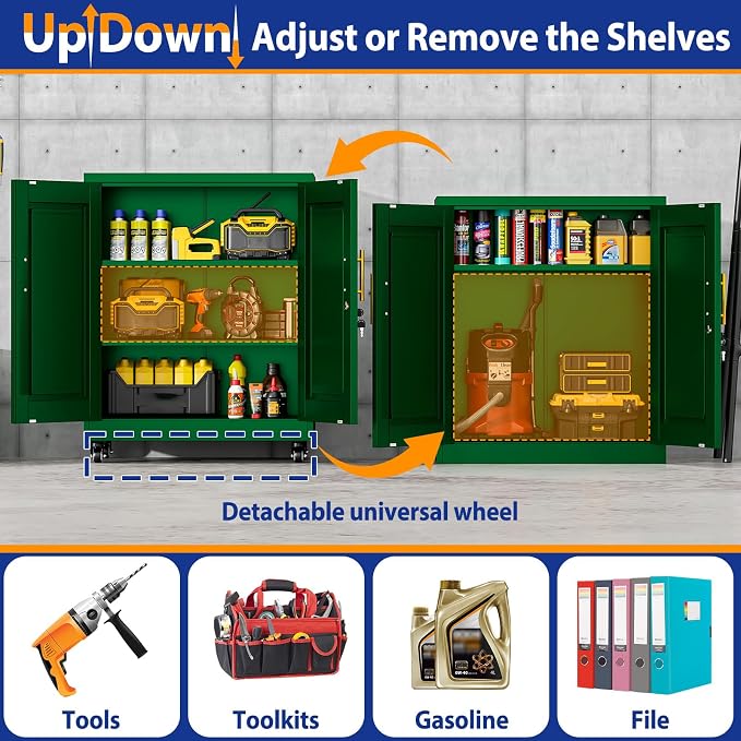 GAIOUS Metal Storage Cabinet - Image 3