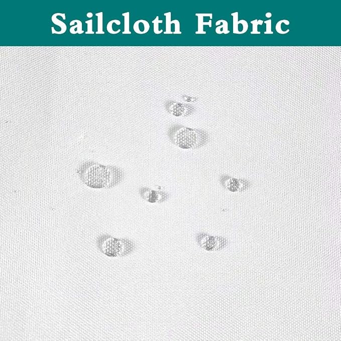 LORDTEX Indoor/Outdoor Curtains Waterproof Tab Top Patio Curtains | Sun - Image 2
