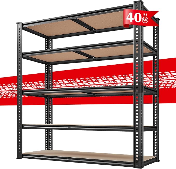 REIBII 40" W Storage Shelves Load 2500Lbs - Image 9