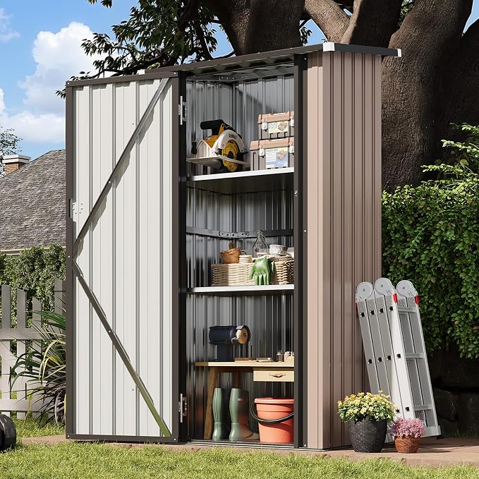 Aoxun Outdoor Storage Cabinet Shed - Image 8
