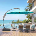 Grand patio 12FT Sunbrella Cantilever Round Umbrella by GrandPatio