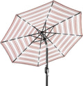 Best Choice Products 10ft Solar Polyester LED Lighted Patio Umbrella w/Tilt by Unknown