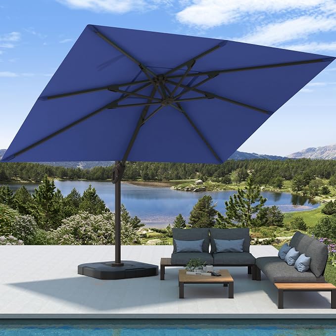 9' X 12' Cantilever Patio Outdoor Umbrella - Image 2