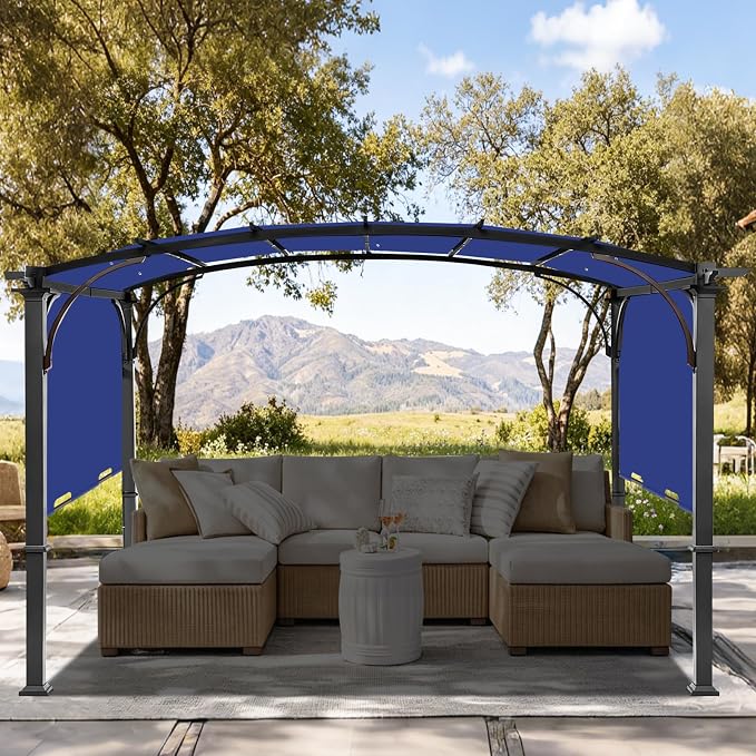 slashome 200" x 103" Pergola Replacement Canopy, Fits L-PG152PST-B, UV Resistant - Image 6