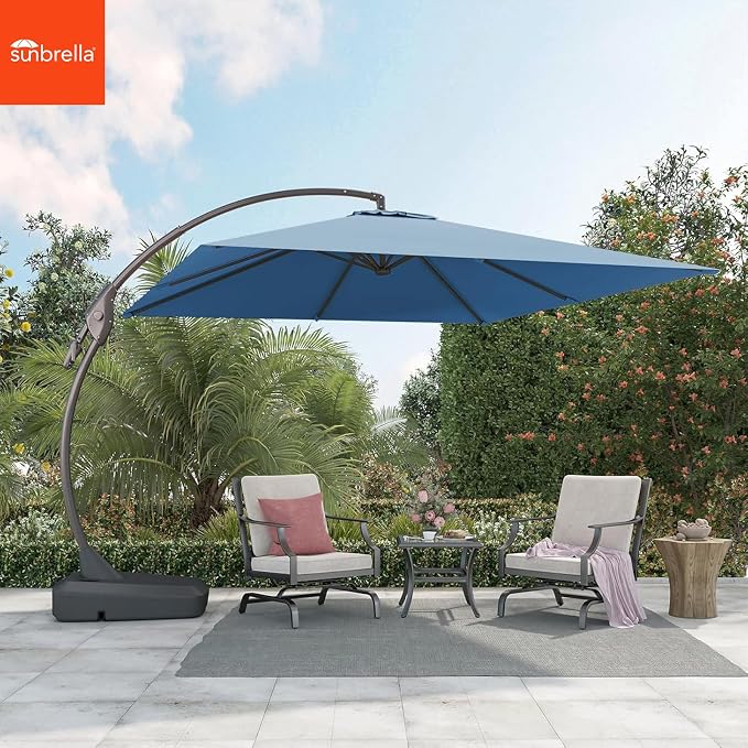 Grand patio 10x10 FT Square Sunbrella Umbrella - Image 2