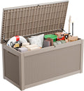 320 Gallon Outdoor Deck Box, Resin Waterproof Storage Box by KFY