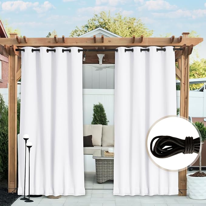 NICETOWN 2 PCs Waterproof Outdoor Curtains - Image 7