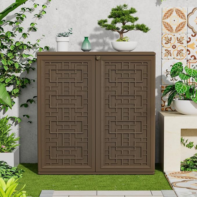 HOMSPARK Indoor/Outdoor Storage Cabinet - Image 6