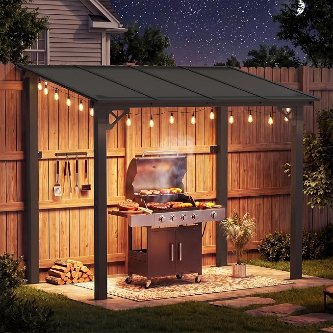 Aoxun 8’x5’ Gazebo for Patio, Gazebo Pergola - Image 8