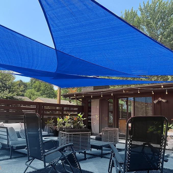 LOVE STORY 20' x 20' x 20' Triangle Sun Shade Sail by LOVESTORY