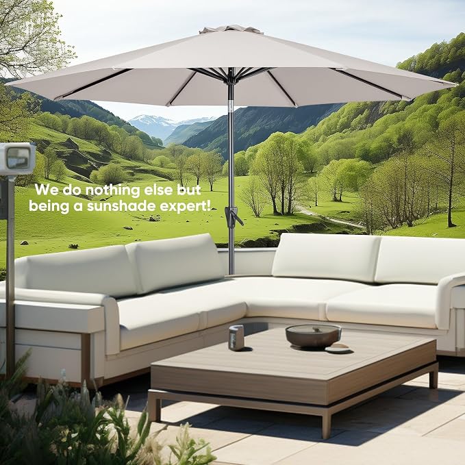 Tempera Patio Market Outdoor Table Umbrella - Image 6