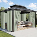 Outdoor Curtains for Patio Waterproof, 8 Panels, Rod Pocket | Weatherproof & by RichSets