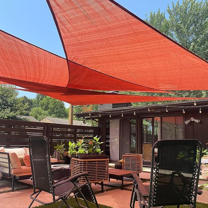 LOVE STORY Custom Size 14' x 16' x 16' Sun Shade Sail by LOVESTORY