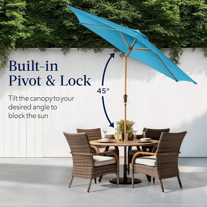 Best Choice Products 10ft Market Umbrella, Outdoor Sun Shade - Image 4