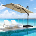 10' X 10' Patio Umbrella Cantilever Outdoor Rectangle Umbrella by ORYNTREX