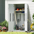 EHHLY Heavy Duty Tall Storage Cabinet Outdoor Weatherproof, 28 Cuft Garage by EHHLY