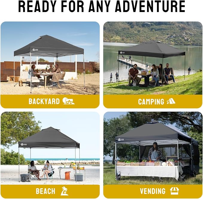 CROWN SHADES 10x10 Pop Up Canopy Tent - Image 4