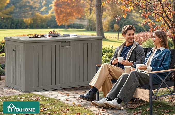 YITAHOME 220 Gallon Double-Wall Deck Box - Image 3