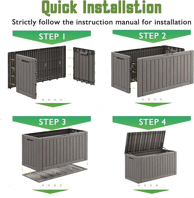 Outdoor Storage Waterproof Deck Box - Image 6