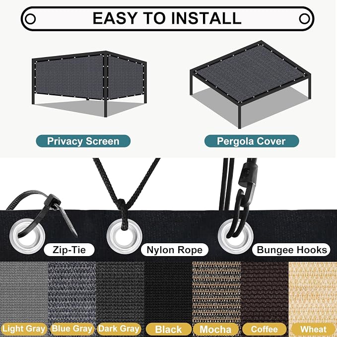 Shade&Beyond 90% Sun Shade Cloth - Image 6