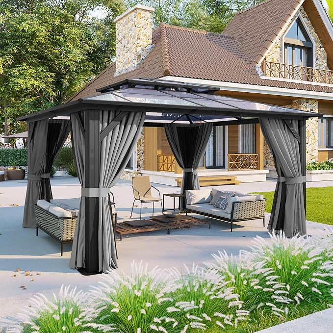 Aoxun 12'x14' Hardtop Gazebo - Image 2