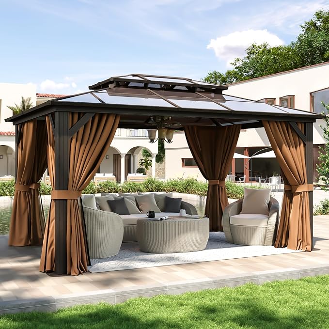 Aoxun 10'x14' Hardtop Gazebo by Aoxun