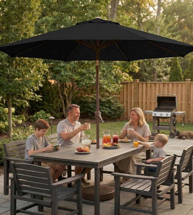 10FT Patio Umbrella, Outdoor Umbrella - Image 4