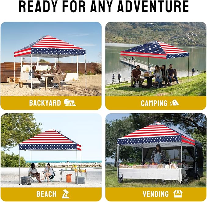 CROWN SHADES 10x10 Pop Up Canopy Tent - Image 4