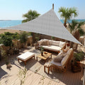 Shade&Beyond Custom Sun Shade Sail 13'x17'x21.4' Triangle Sun Sail Shades Patio by ShadeBeyond