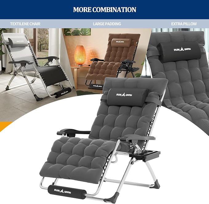 UDPATIO Oversized Zero Gravity Chair Patio Reclining Chairs - Image 4