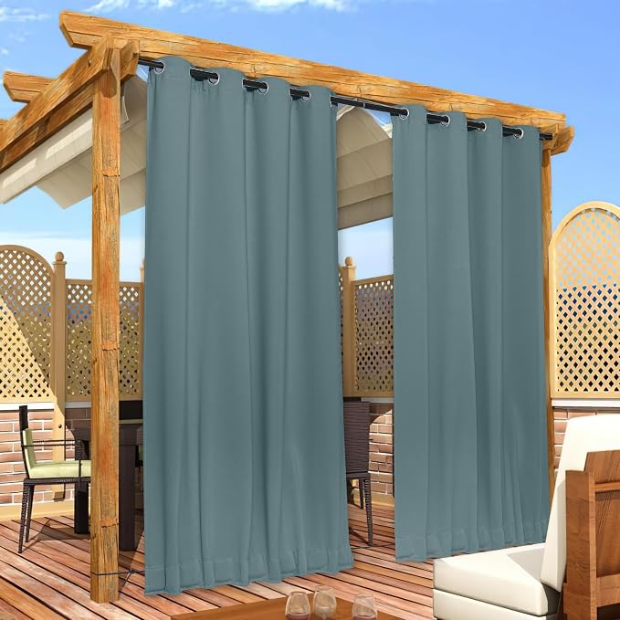 NICETOWN 2 PCs Waterproof Outdoor Curtains - Image 7