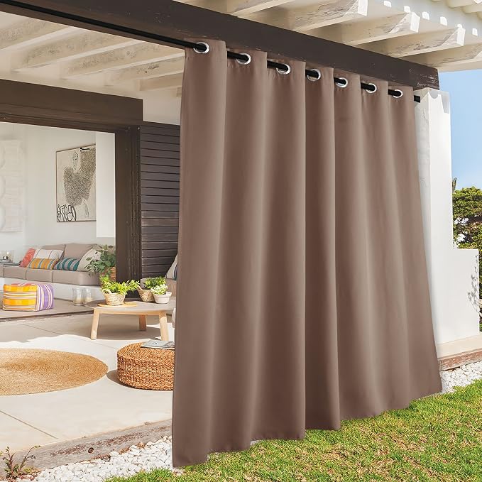 RYB HOME Extra Wide Outdoor Curtains by RYBHOME